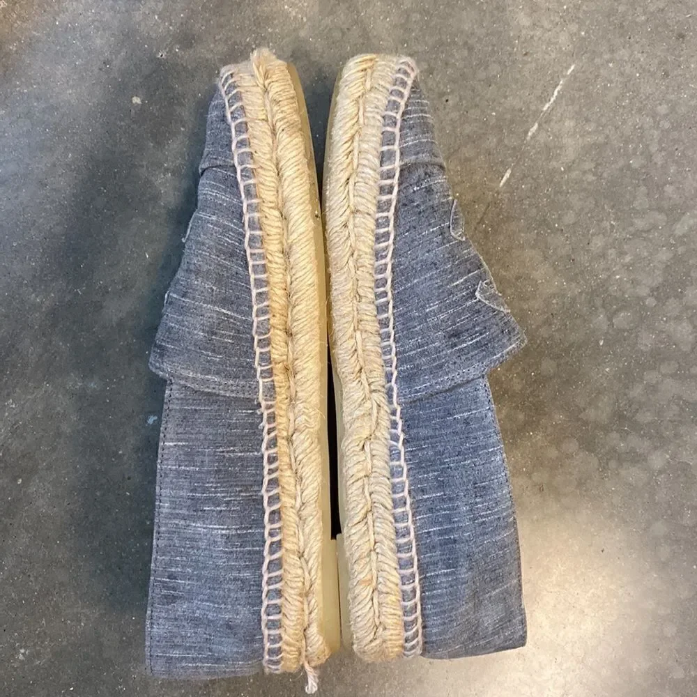 Chanel espadrilles light chambray 38